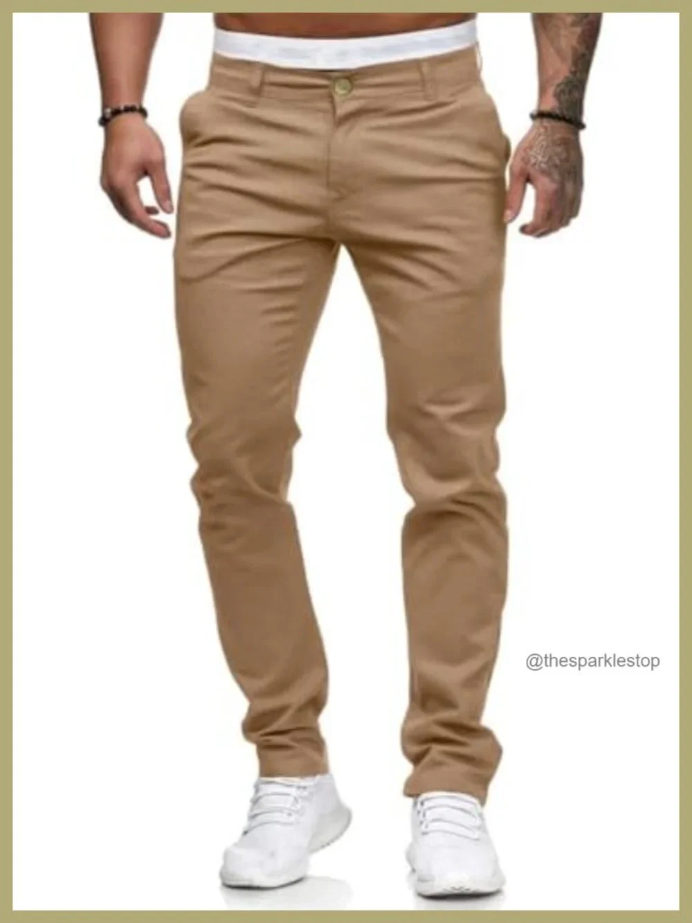 Men's Skinny Stretch Jeans Casual Denim Pants